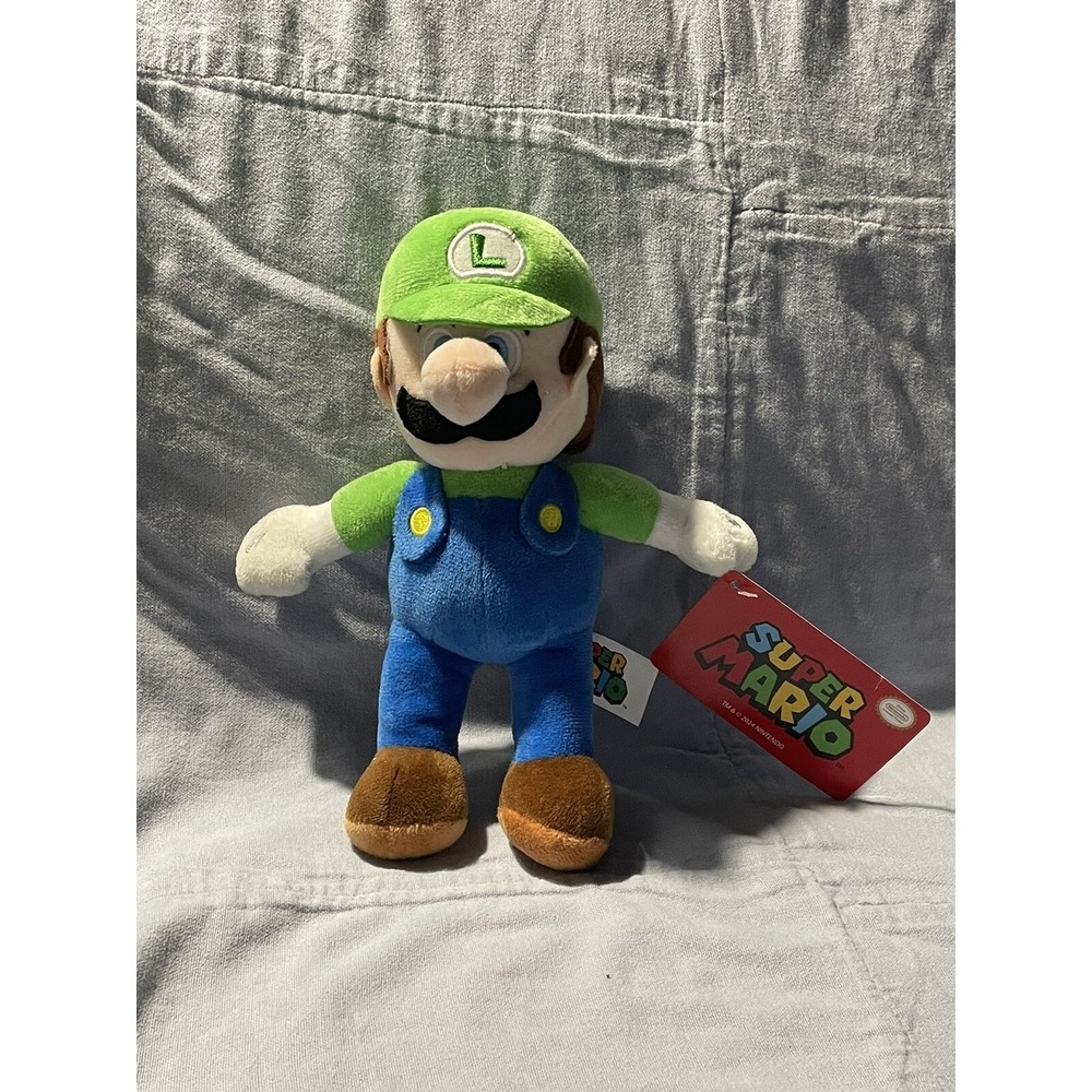 NEW Nintendo Super Mario 7" Plush Stuffed Animal Toy - Luigi